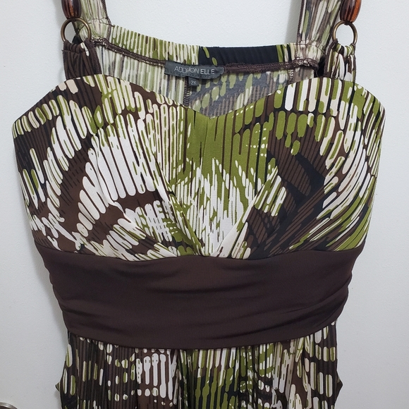 2X Addition Elle Patterned Dress with Pockets - Picture 3 of 10